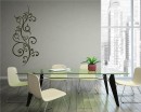 Floral Vine Vinyl Art Decals Modern Wall Art